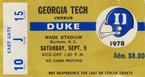 1978 Duke vs. Georgia Tech